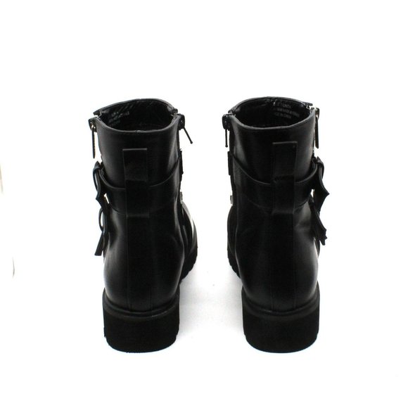 Jane And The Shoe Women's Linda Lug Sole Moto Boot - Picture 8 of 8